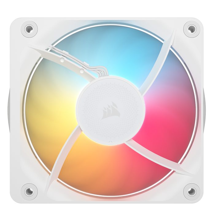 Ventoinha de caixa Corsair iCUE LINK RX120 II RGB White 120 mm RGB…
