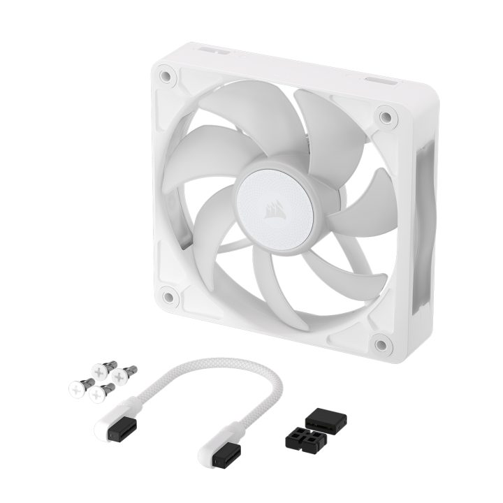 Corsair iCUE LINK RX120 II RGB White 120mm Case Fan Single Fan…