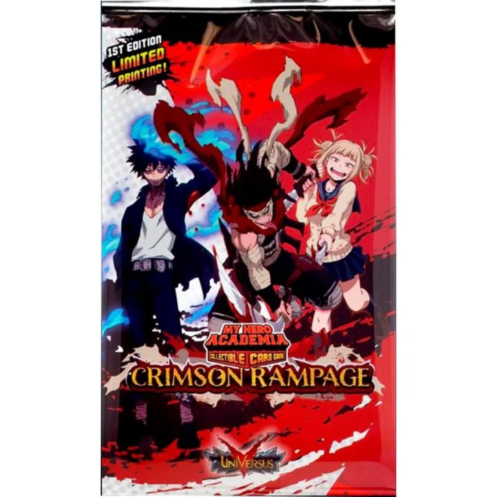 Jogo de cartas My Hero Academia booster pack Crimson Rampage 24…