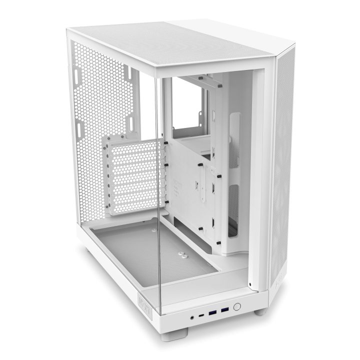 NZXT H6 Air Flow Mid-Tower Case White (CC-H61FW-01)