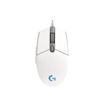 Logitech G102 Lightsync White Gaming Mouse 8,000 DPI 6 Buttons…
