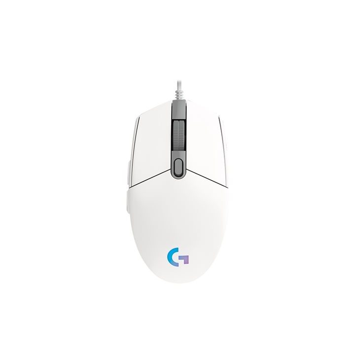 Rato Logitech G102 Lightsync branco gaming 8.000 DPI 6 botões…