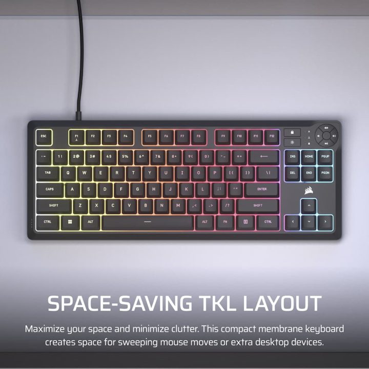 Teclado Corsair K55 Core TKL CH-9216065-ES