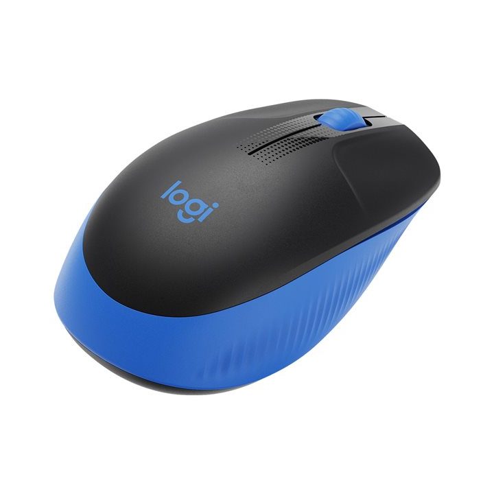 Logitech M190 Full Size Optical Wireless Mouse Blue (910-005907)