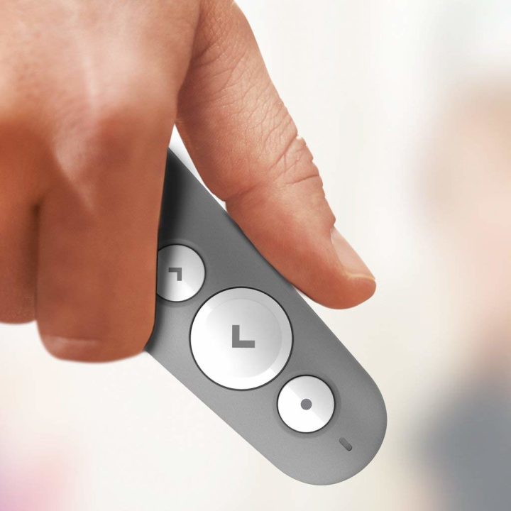 Logitech R500S Wireless Presentation Remote - Bluetooth-Medium Gray…