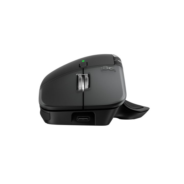 Logitech MX Master 4 for Mac, Bluetooth ergonomic mouse with advanced…