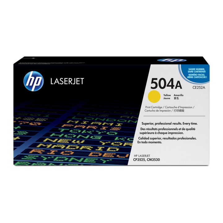 HP Original LaserJet 504A Yellow Toner Cartridge