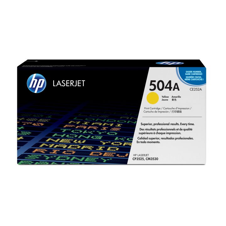 HP Cartucho de tóner original LaserJet 504A amarelo