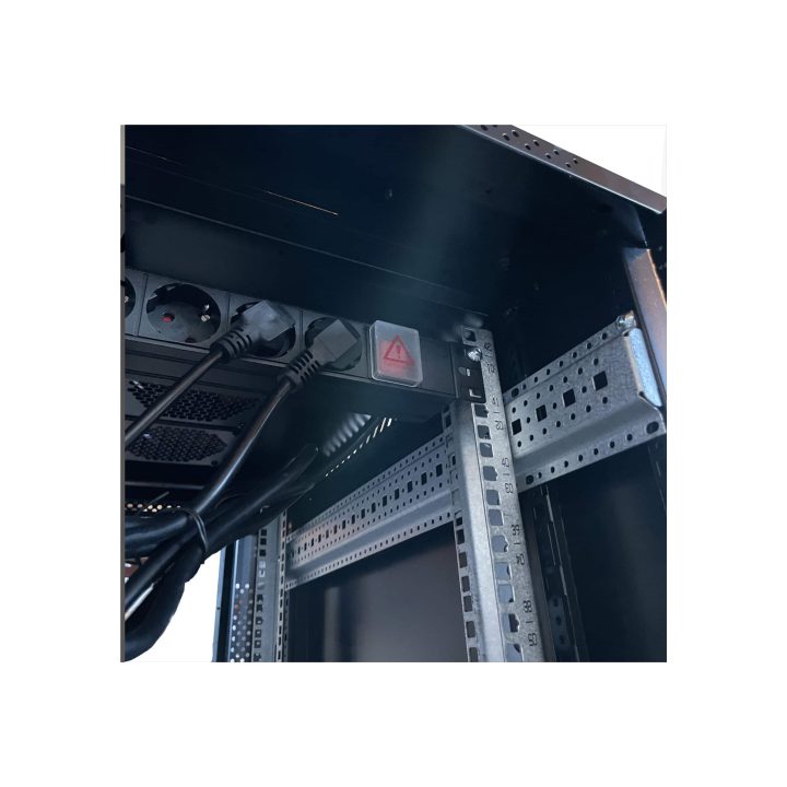 Phasak Pro 42U 19-inch Floor Rack Cabinet 600x600 Black Assembled PHO…