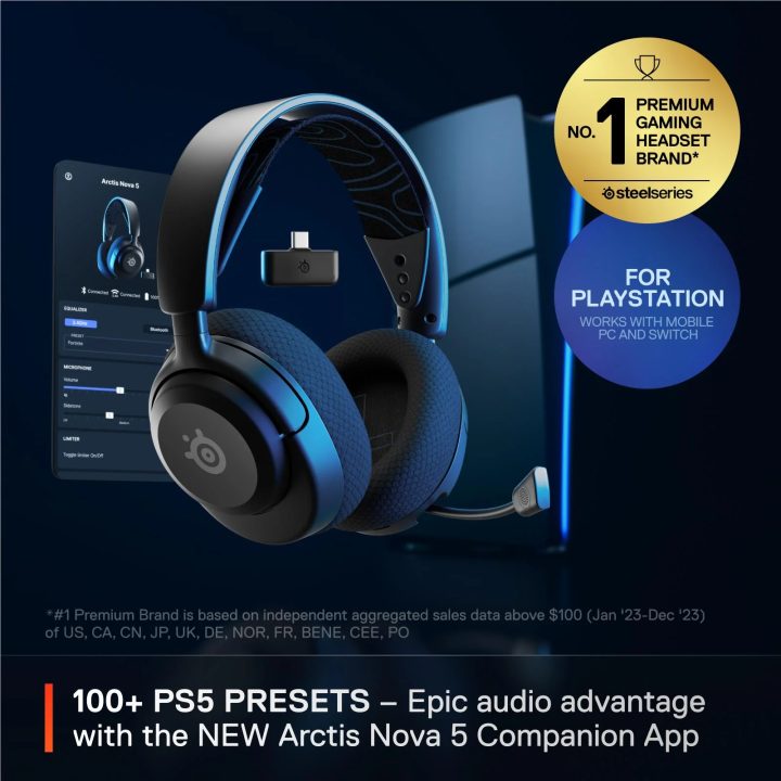 Auriculares SteelSeries - arctis nova 5p (61673)