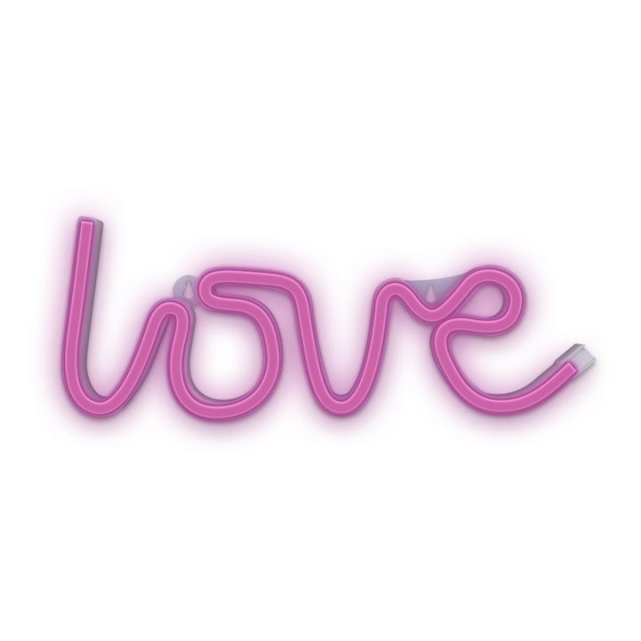 Lâmpada Forever neon LED love pink (RTV100208)