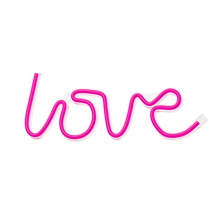 Forever neon LED love pink lamp (RTV100208)