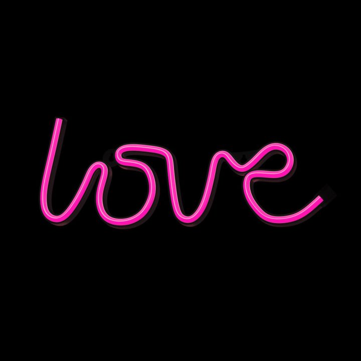 Lâmpada Forever neon LED love pink (RTV100208)
