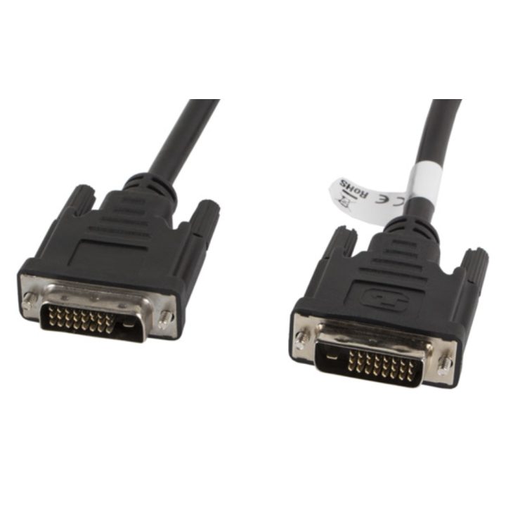 Cabo DVI-d Lanberg 24+1 macho-macho dual link 1.8m…