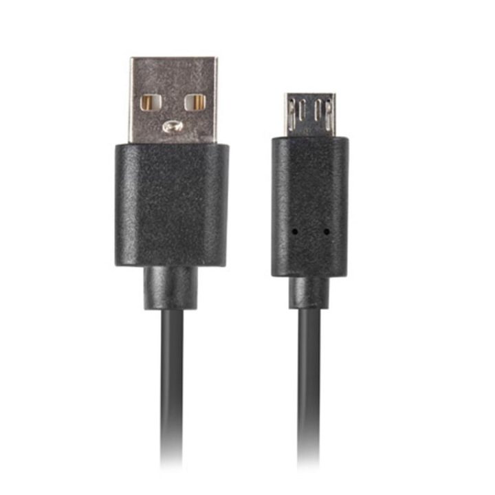 Cabo micro USB para USB 2.0 Lanberg 3m-macho-macho-negro…