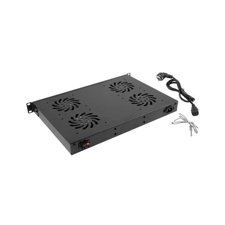 Panel ventilacion Lanberg LCD 4 ventiladores termostato 230V 1u rack…
