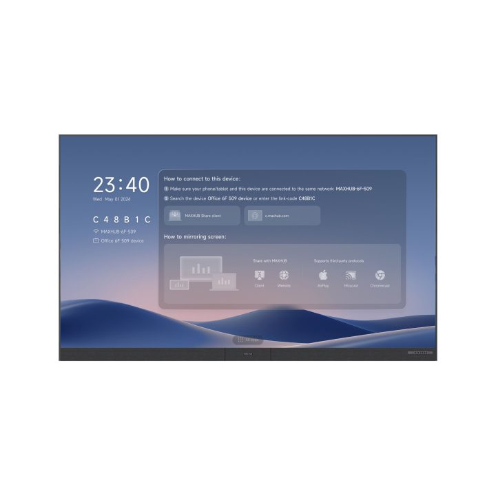 MAXHUB LX138V07 pantalla para sala de reuniones 3,51 m (138") 1920 x…