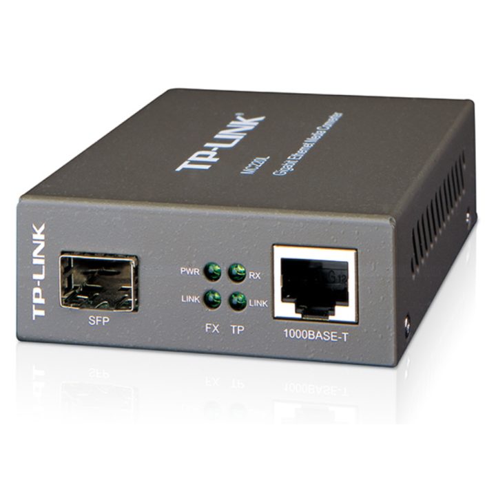 TP-Link MC220L Media Converter 1000 Mbit/s Multimode, Single-mode…