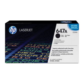 HP Original LaserJet 647A Black Toner Cartridge