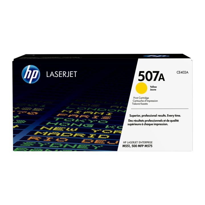 HP Original LaserJet 507A Yellow Toner Cartridge