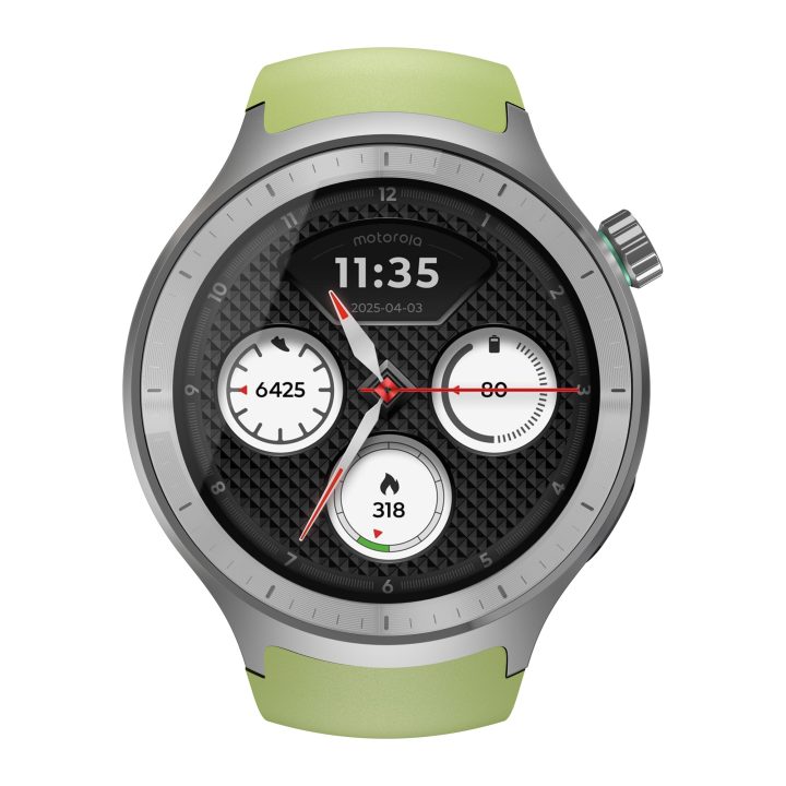 Motorola Moto Watch 1,43" OLED 47 mm Ecrã tátil Prata GPS (satélite)