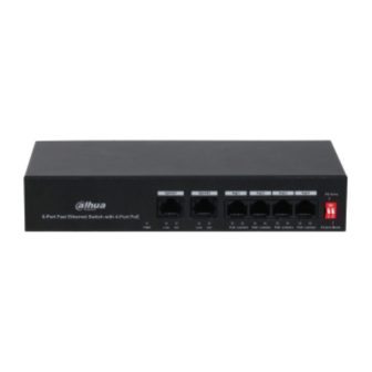 Switch Dahua dh - PFS3006-4ET-36 4 puertos fast Ethernet 2 puertos…