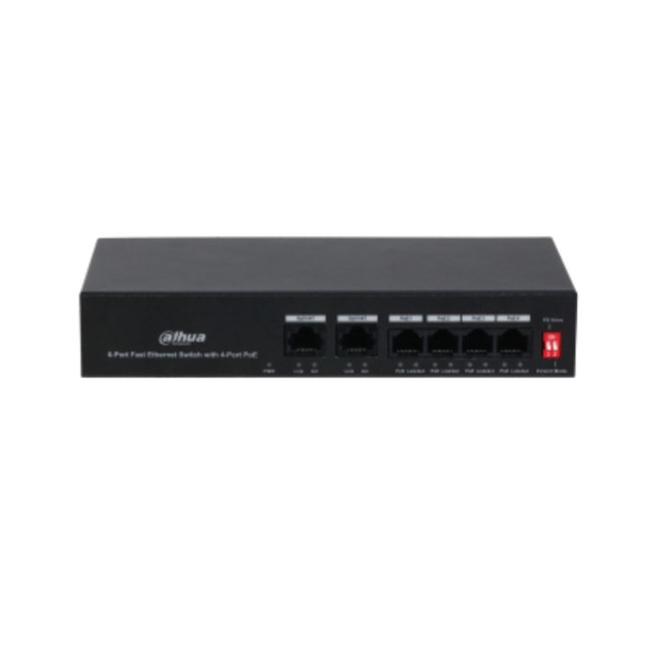 Dahua Technology PoE DH-PFS3006-4ET-36 switch Fast Ethernet (10/100)…