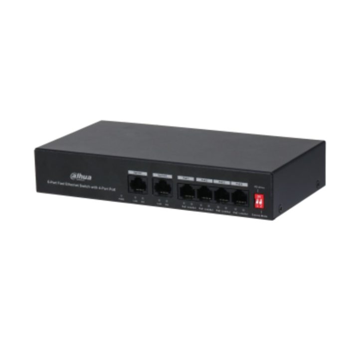 Dahua Technology PoE DH-PFS3006-4ET-36 switch Fast Ethernet (10/100)…