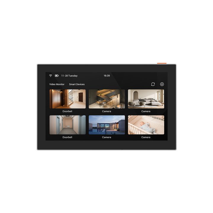 EZVIZ SD7 monitor táctil 7" para videoporteros. 4600 mAh bateria…