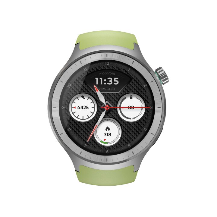 Motorola Moto Watch 1,43" OLED 47 mm Ecrã tátil Prata GPS (satélite)