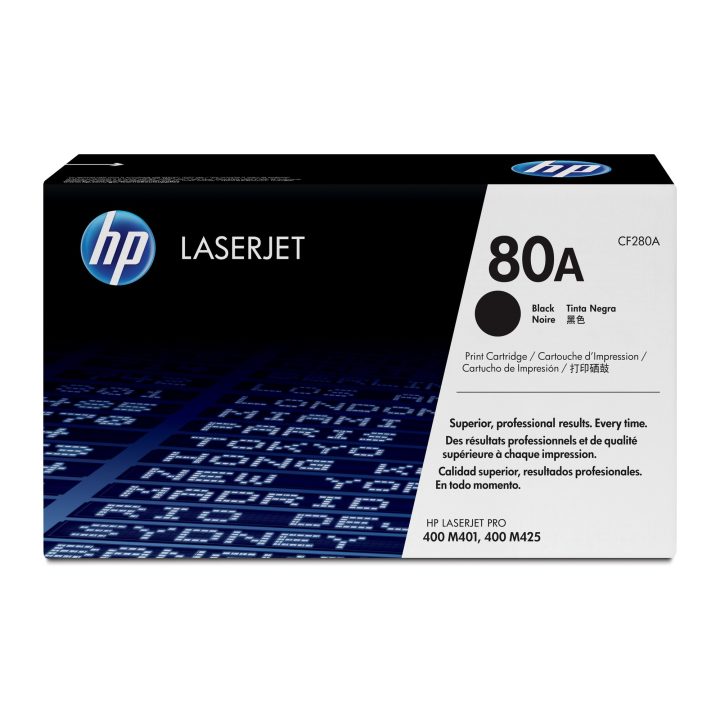 HP Original LaserJet 80A Black Toner Cartridge