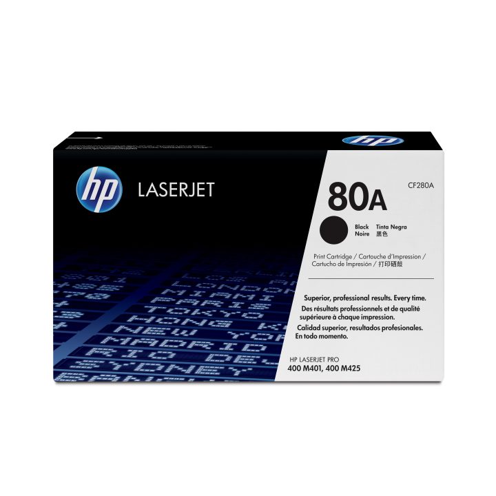 HP Cartucho de tóner original LaserJet 80A preto