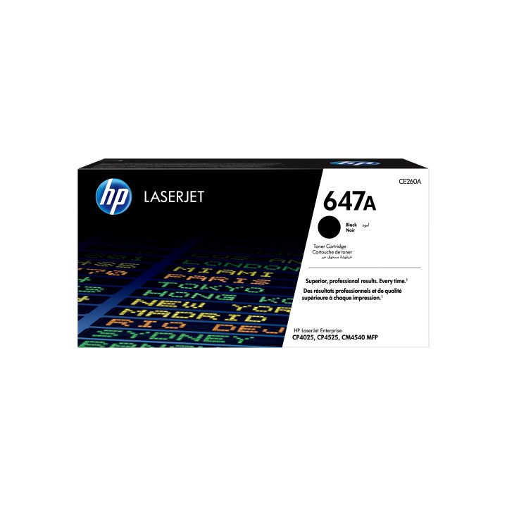 HP Original LaserJet 647A Black Toner Cartridge