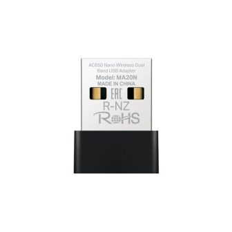 Adaptador USB de rede Mercusys MA20N 433Mbps