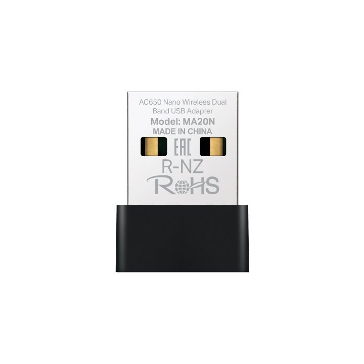Adaptador USB de rede Mercusys MA20N 433Mbps