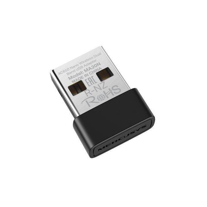 Adaptador USB de rede Mercusys MA20N 433Mbps