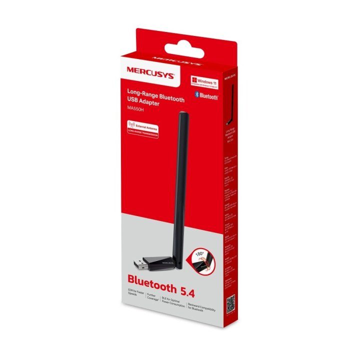 Adaptador Bluetooth USB Mercusys MA550H