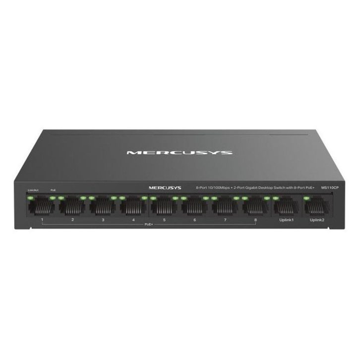 Switch Mercusys MS110CP 10 portas Fast Ethernet (10/100)