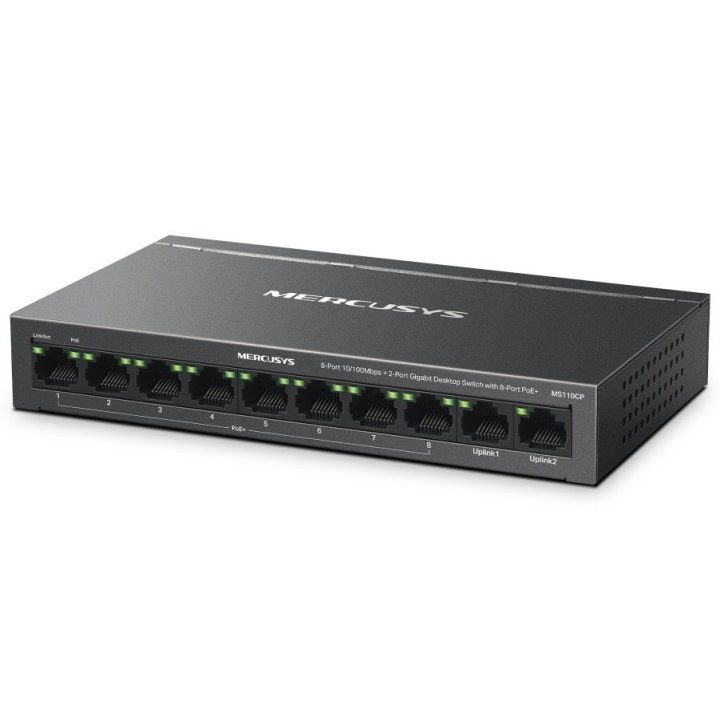 Switch Mercusys MS110CP 10 portas Fast Ethernet (10/100)