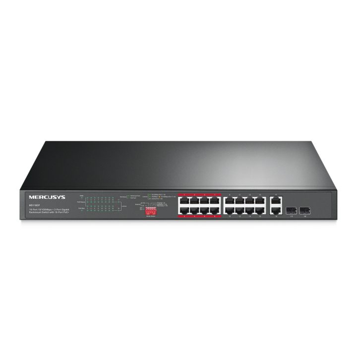 Switch Mercusys MS118CP 18 portas Não Gerido 2