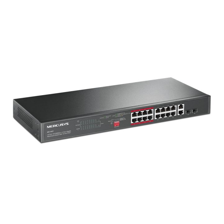 Switch Mercusys MS118CP 18 portas Não Gerido 2