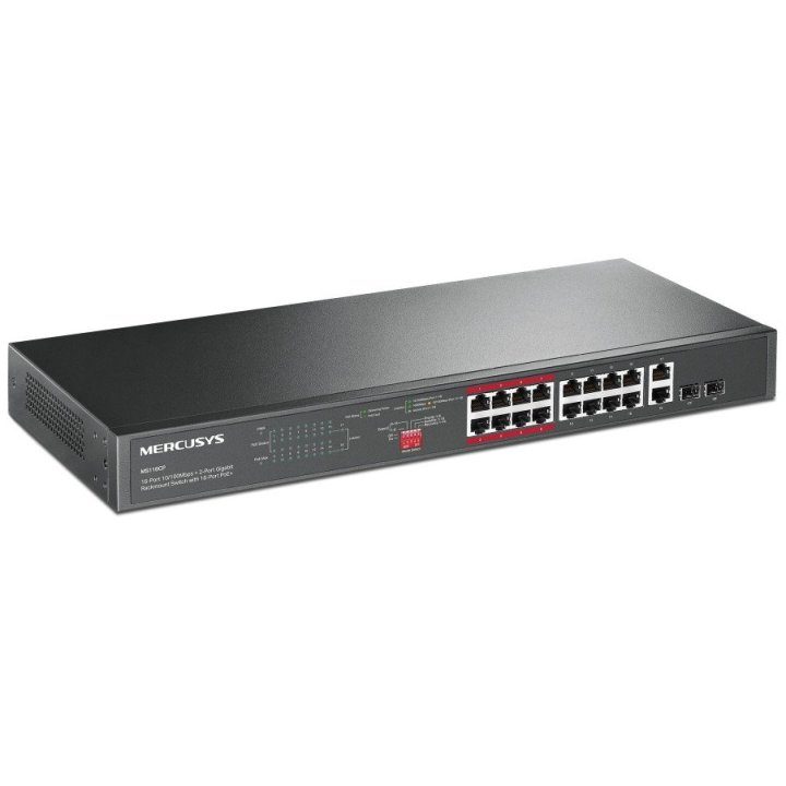 Switch Mercusys MS118CP 18 portas Não Gerido 2