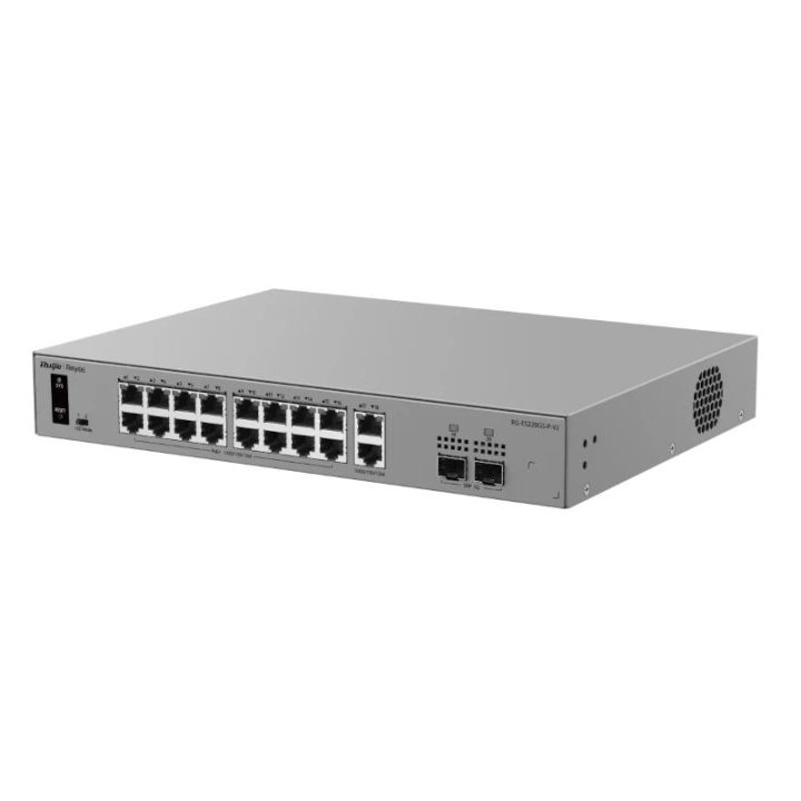 Ruijie Networks Reyee RG-ES220GS-P-V2 Switch Cloud 16P PoE+ + 2P 1
