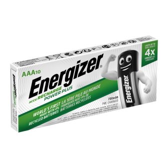 Pack de 10 pilhas recarregáveis Power Plus Precision NH12 - HR03 AAA…
