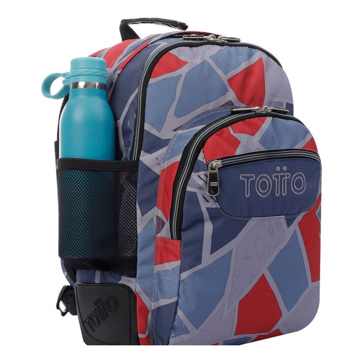 Totto Crayoles mochila Mochila escolar Gris, Rojo Poliéster…