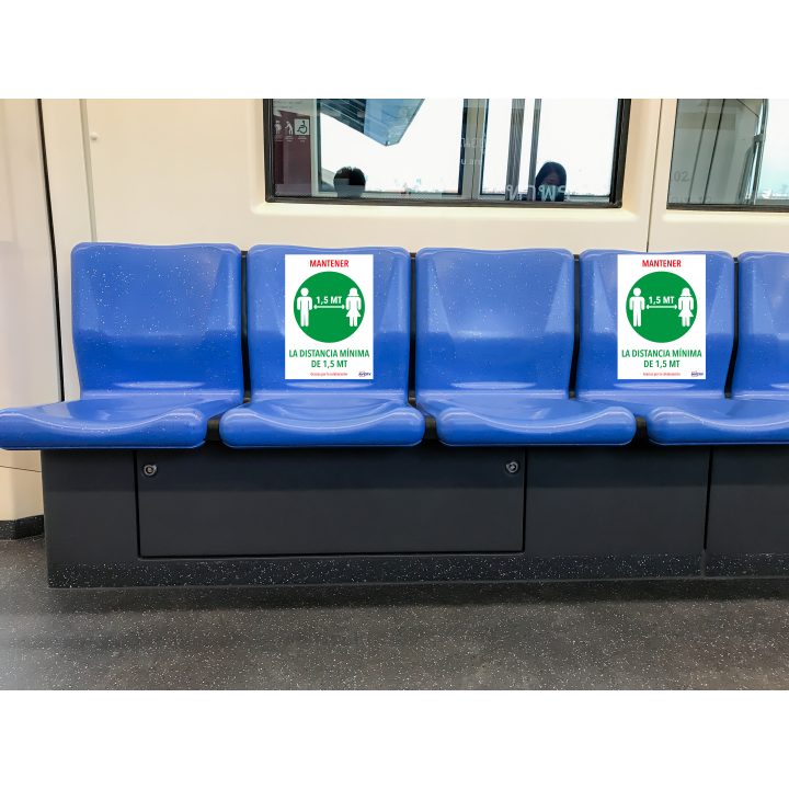 Avery AV_KITCOVID4_es Pre-printed Adhesive Signs "Keep Minimum…