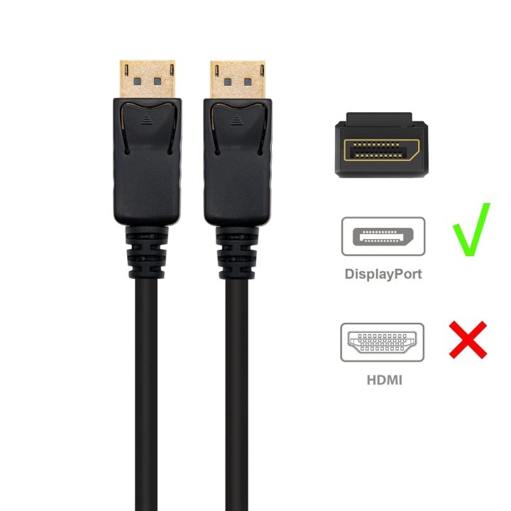 Ewent EC1407 DisplayPort Cable 3 m Black