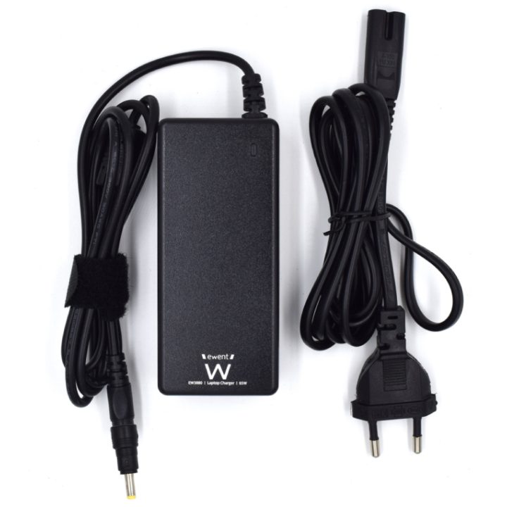 Ewent EW3898 Power Adapter and Inverter Indoor 65 W Black