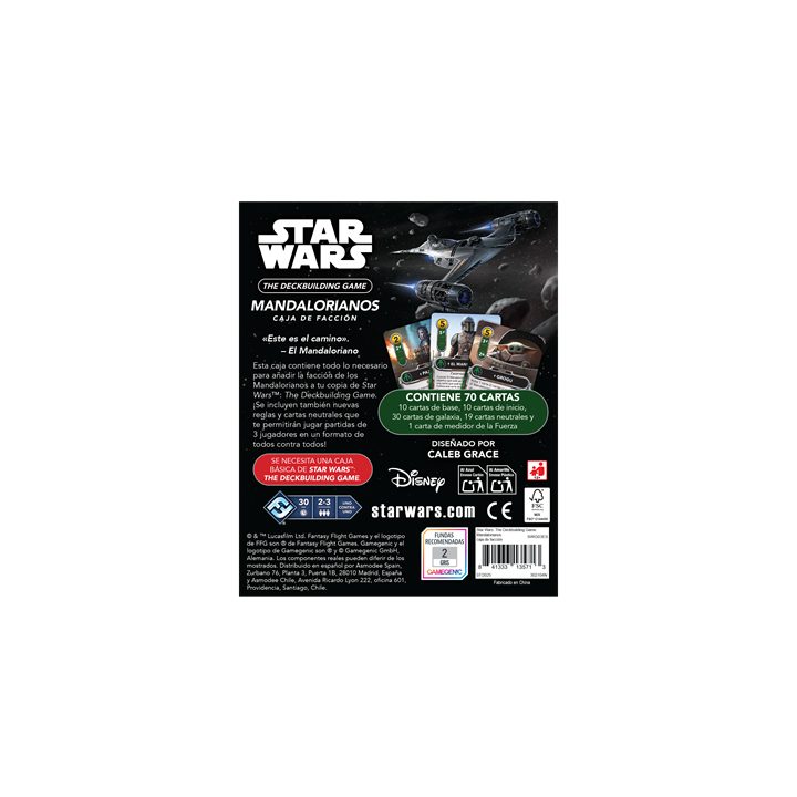 Asmodee Caixa Star Wars: Deckbuilding Game Mandalorianos (SWG03ES)