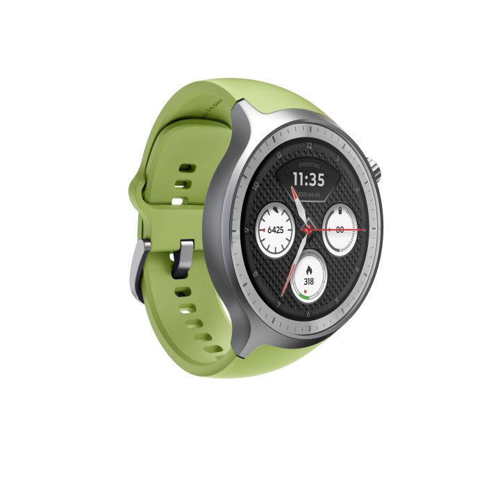 Motorola Moto Watch 1.43" OLED 47 mm Digital Touchscreen Silver GPS…